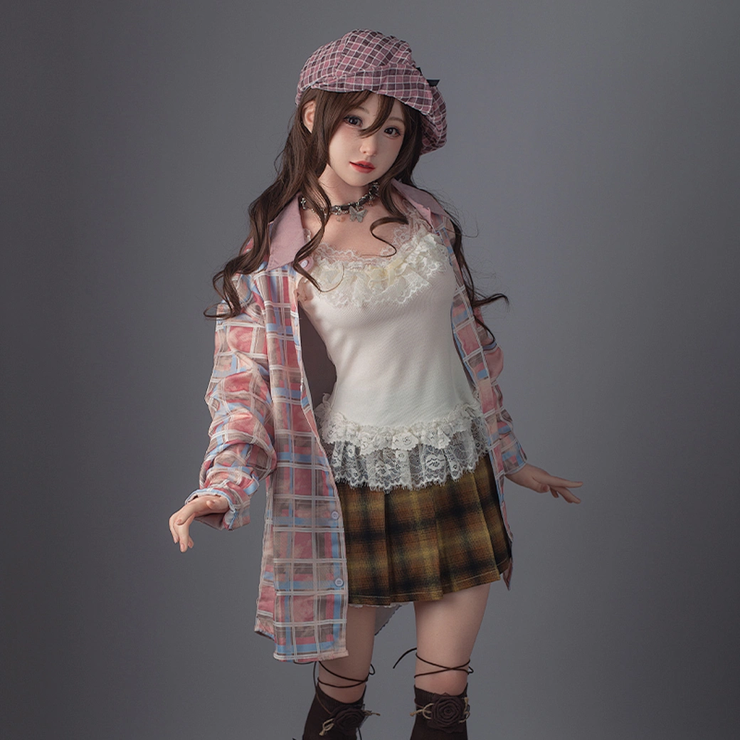 148cm (4ft10) B-Cup Realistic Detail Silicone Sex Doll Rina, ROS Head #112B
